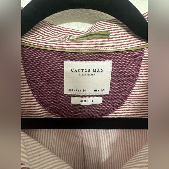 Cactus Man Long Sleeve Mens Button Up Shirt - Picture 2 of 8